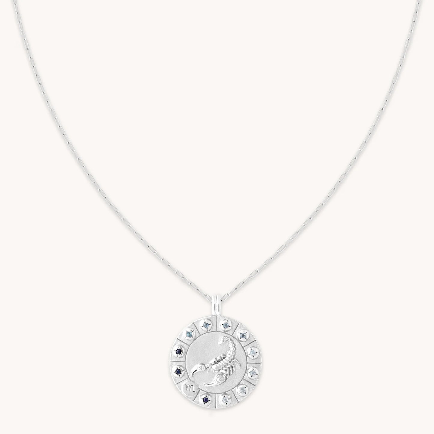 Scorpio Silver Pendant