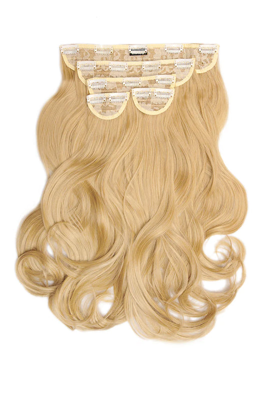 Super Thick 22" 5 Piece Blow Dry Wavy Clip In Hair Extensions
