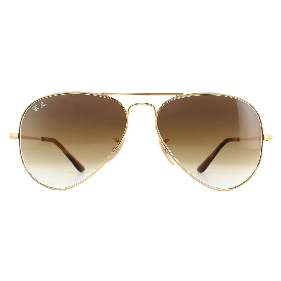 Ray-Ban Sunglasses Aviator Metal II RB3689 914731 Gold Green