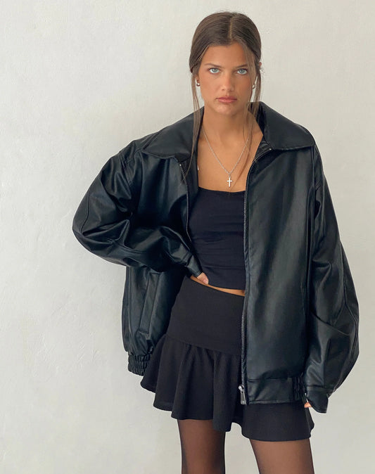 Cavita Jacket In Pu Black