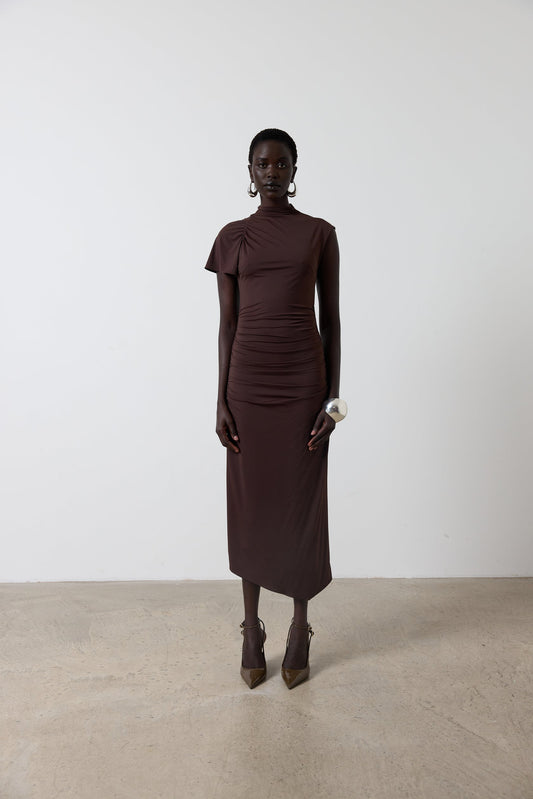 GALLARDO MIDI DRESS SPANDEX JERSEY