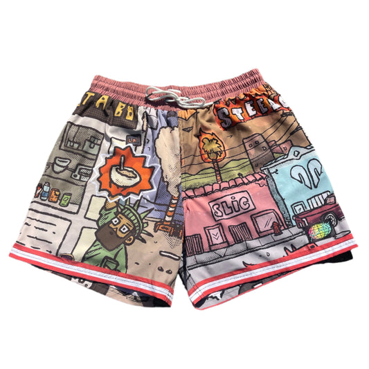 BART OATMEAL 2" Women's Shorts