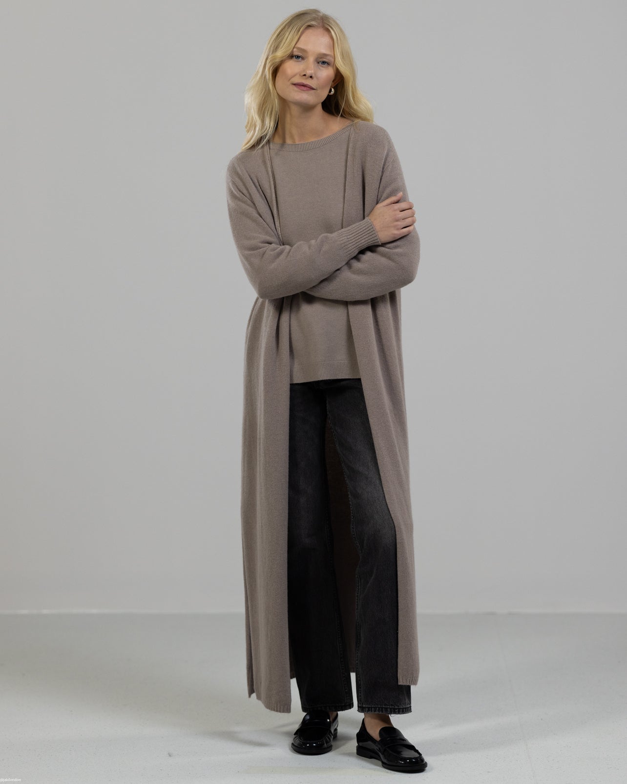 Longline Cardigan | Mocha