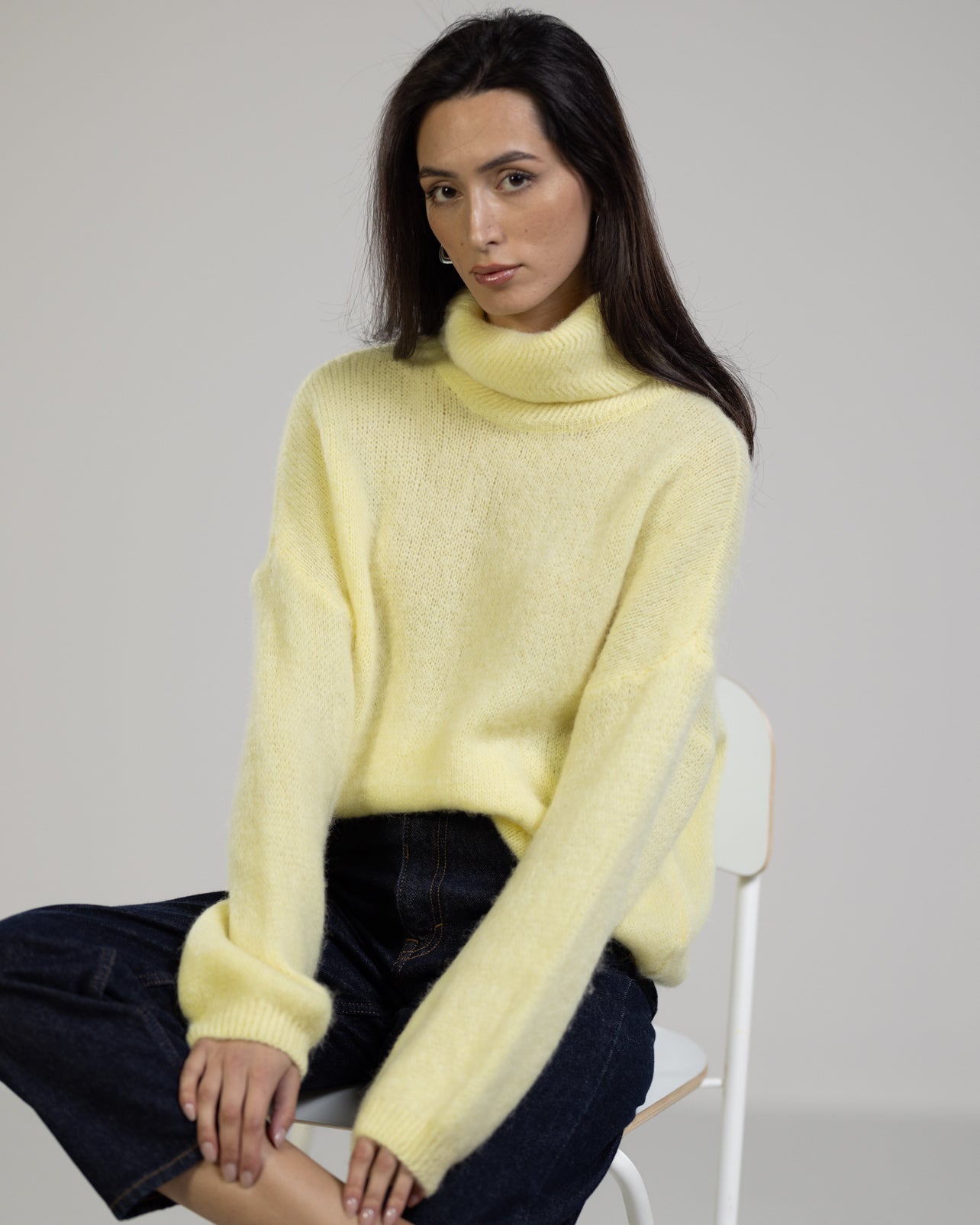 NEW | Sirella Sweater | Pastel Yellow | Alpaca Blend