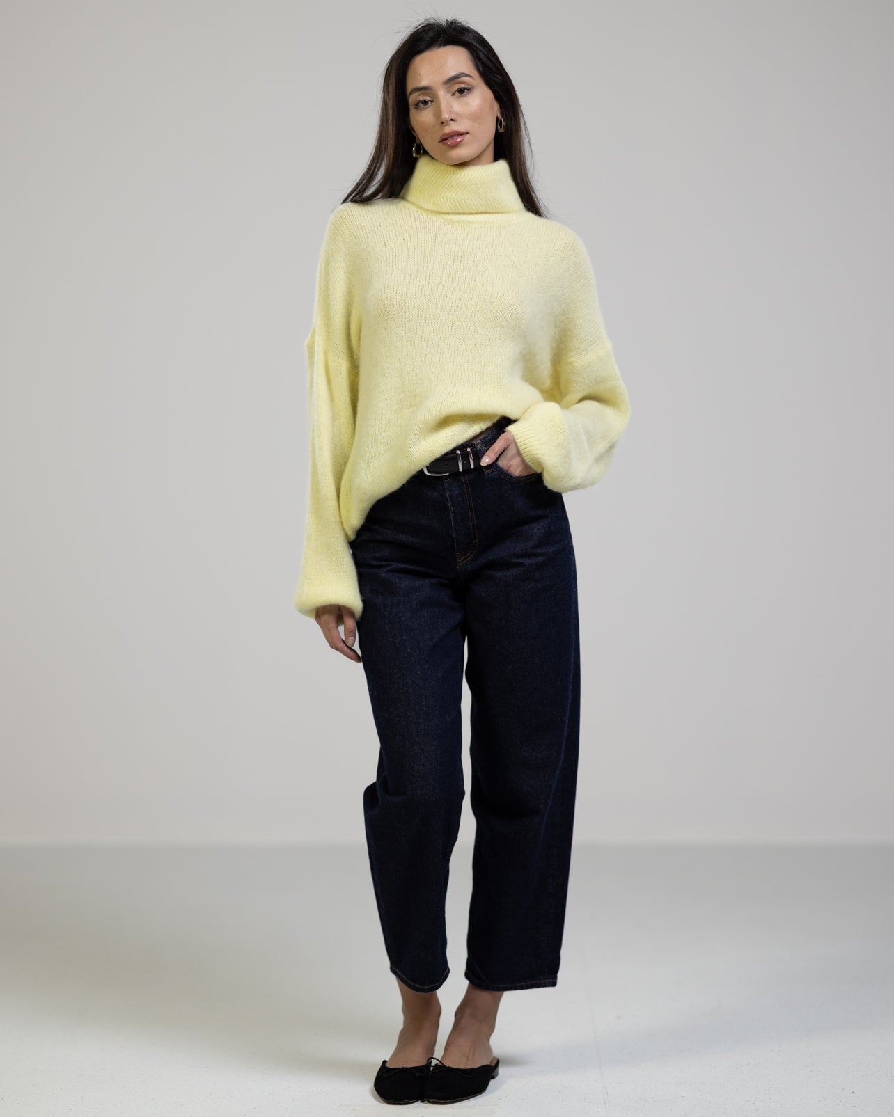 NEW | Sirella Sweater | Pastel Yellow | Alpaca Blend