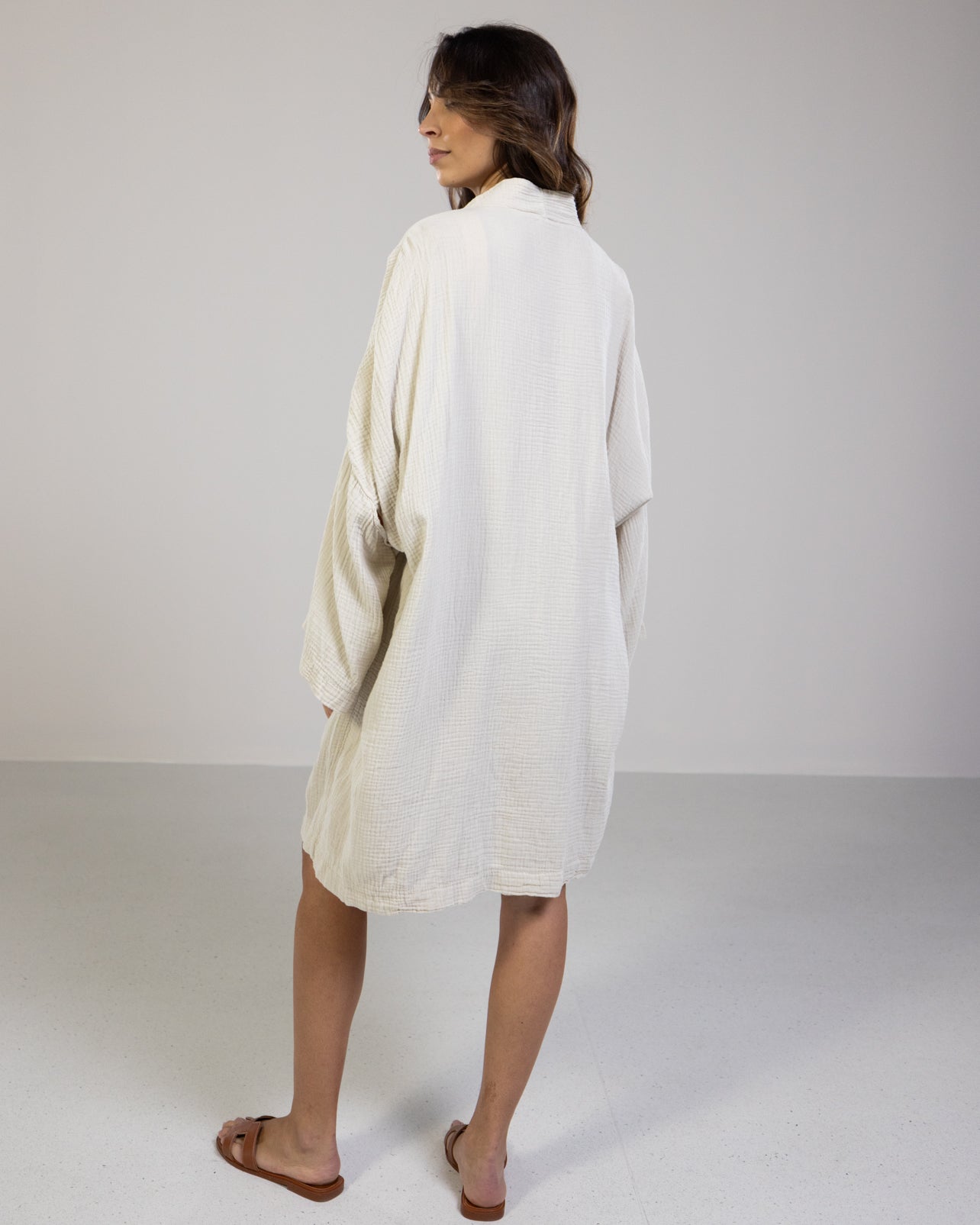 LIMITED RESTOCK | Kim Cover Up | Beige | 100% Cotton
