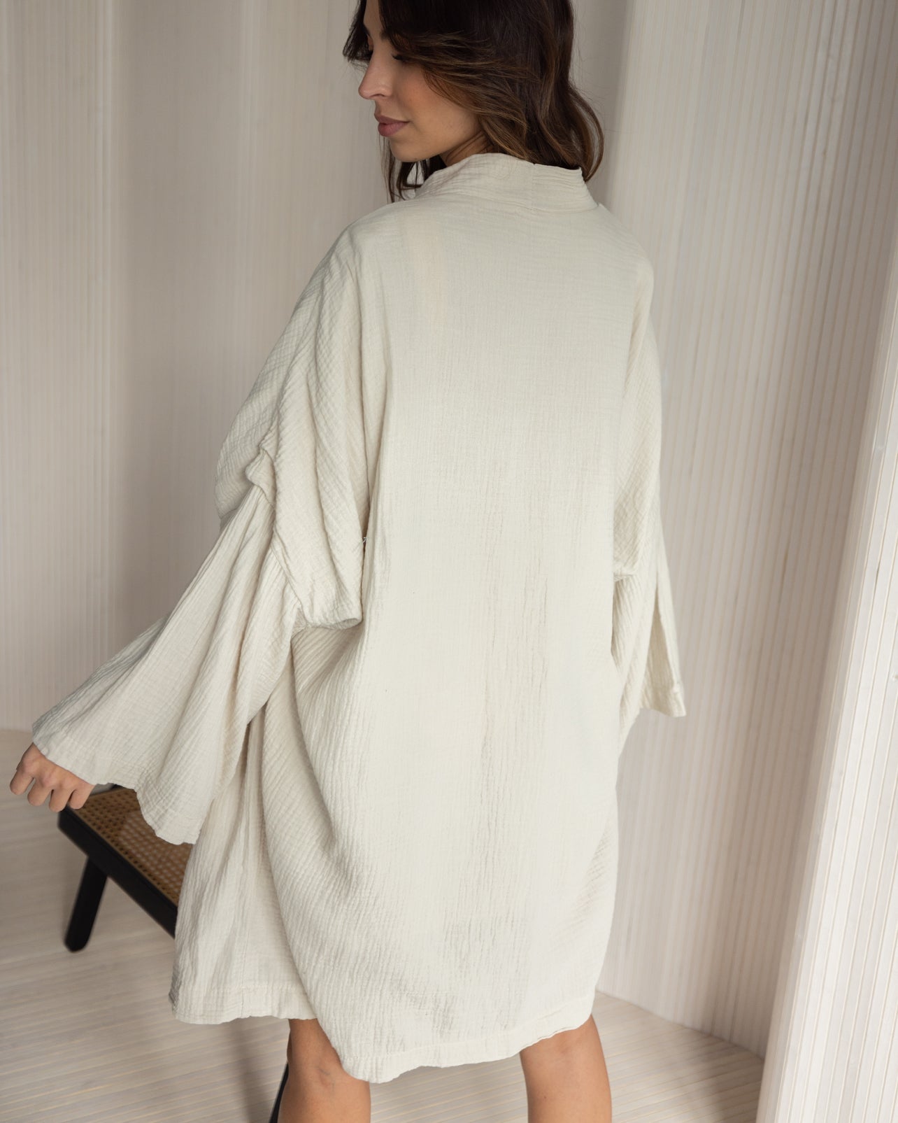 LIMITED RESTOCK | Kim Cover Up | Beige | 100% Cotton