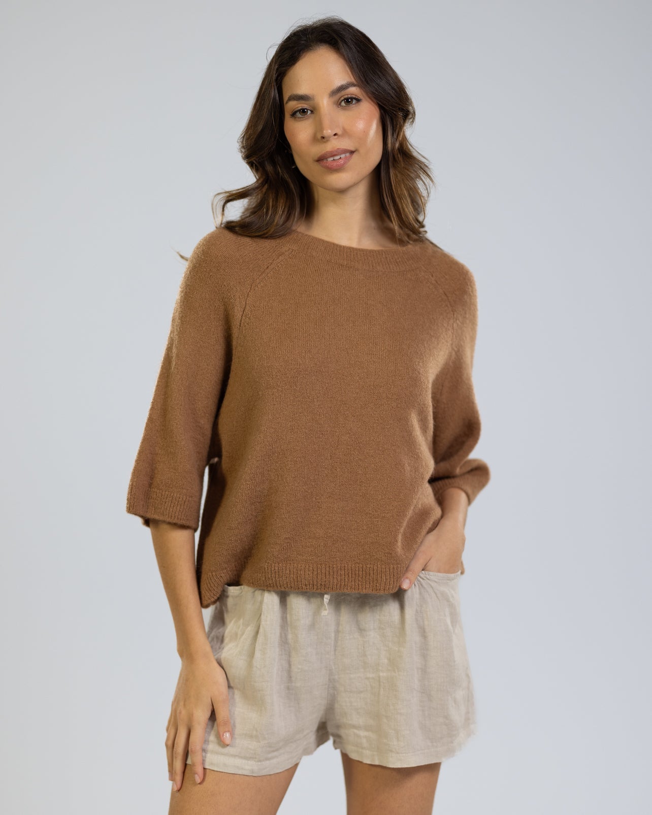 NEW | Erin Sweater | Camel | Alpaca Blend