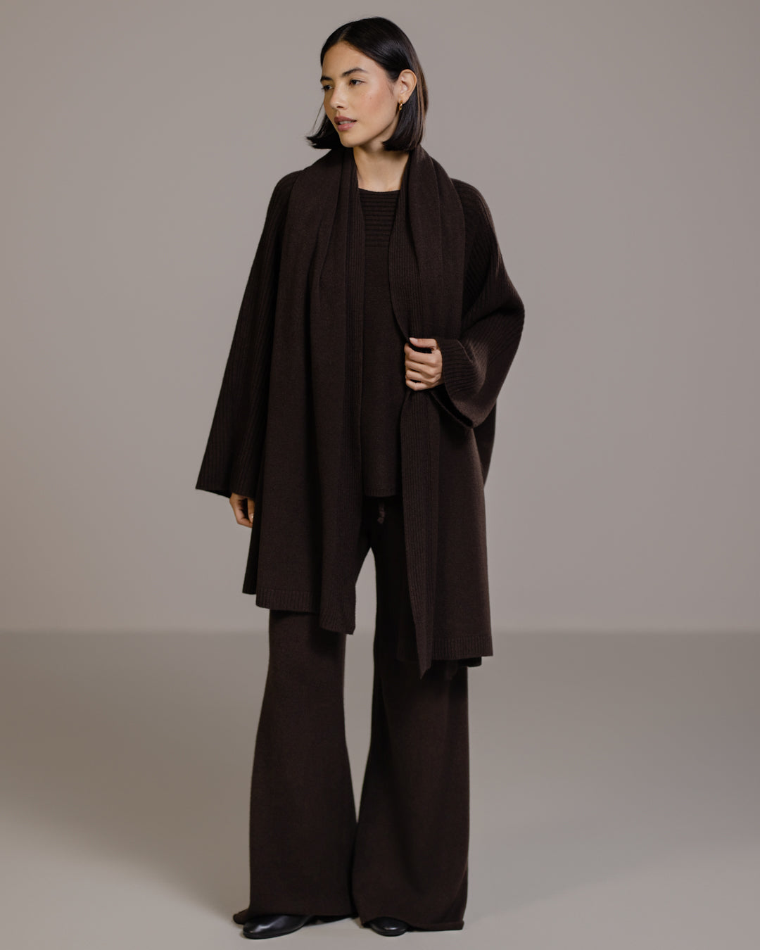 Ribbed Sweater | Espresso Brown