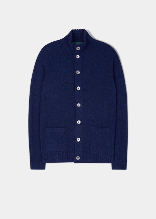 Landford Men's Lambswool Buttoned Jumper - Regular Fit
