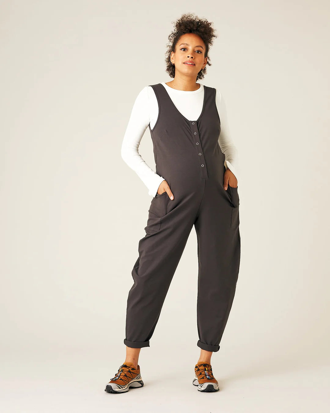 POPPY COTTON JERSEY JUMPSUIT