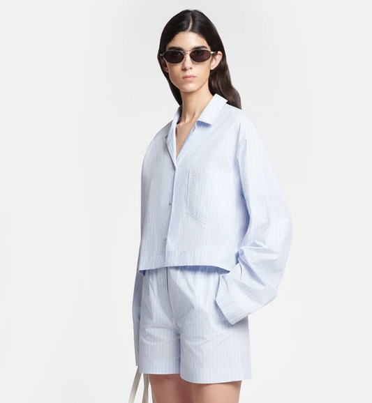 Nanushka - Vally Cropped Striped Shirt