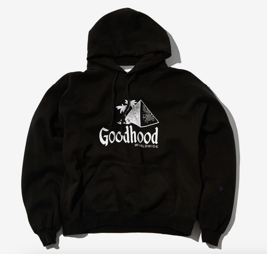 Goodhood Worldwide Pyramid Hoodie - Black