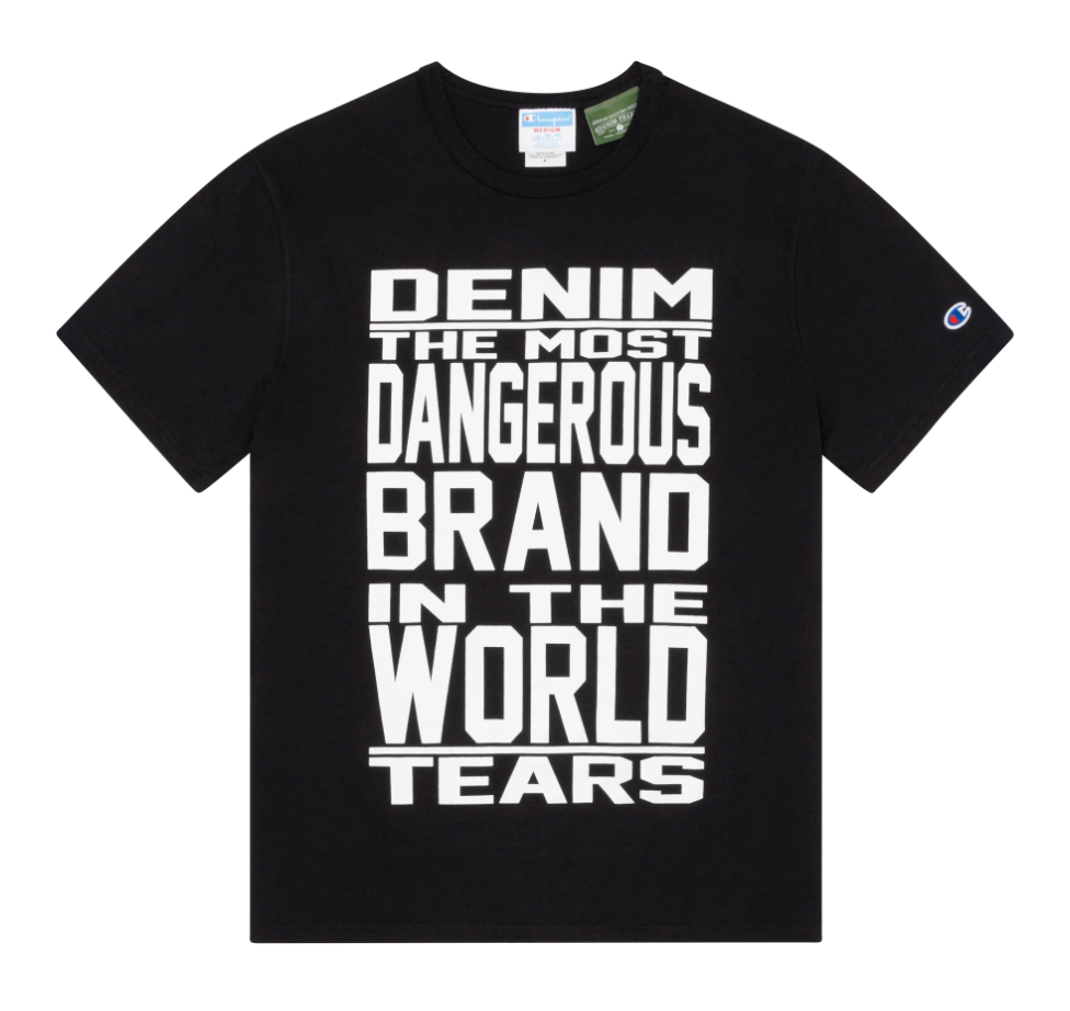 DENIM TEARS - Mission Statement Tee Black