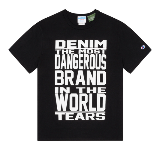 DENIM TEARS - Mission Statement Tee Black