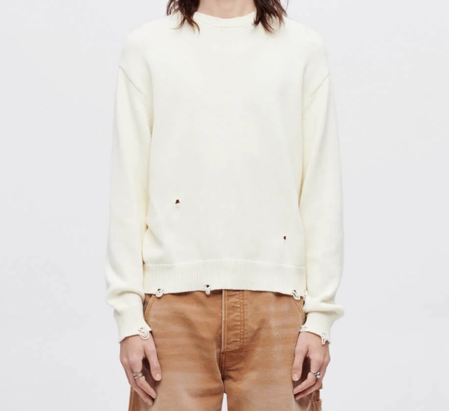 RE/DONE - THRASHED SWEATER