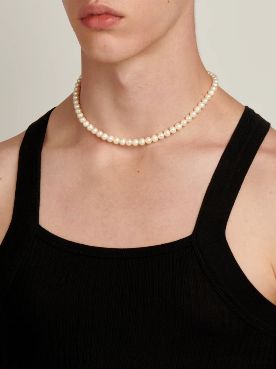 Classic White Freshwater Pearl Chain