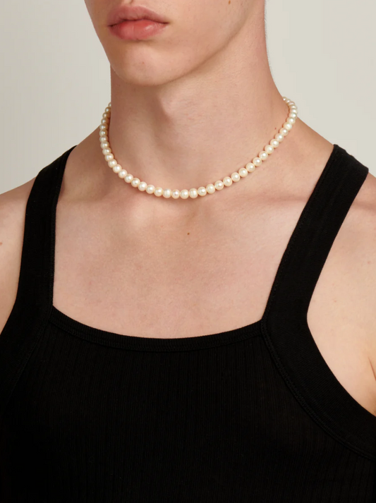 Classic White Freshwater Pearl Chain