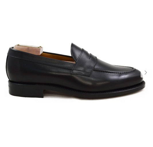Penny Loafers in Black