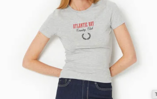 T-shirt ajusté avec print