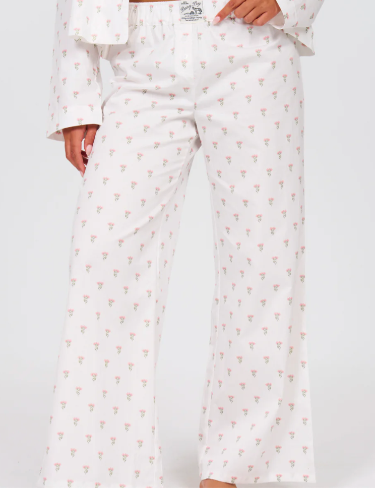 Elizabeth Sleep Pants - Rose