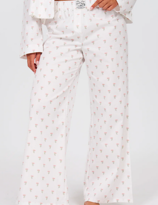 Elizabeth Sleep Pants - Rose