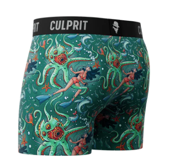 Culprit - Get It Kraken! 🦑 Boxer Briefs w/ fly