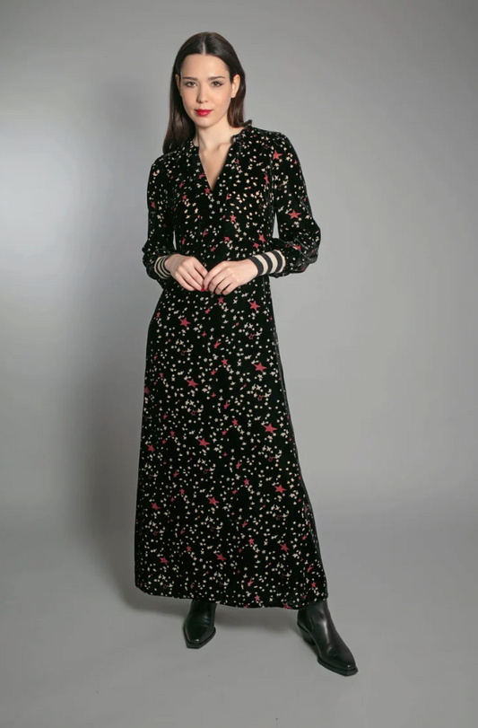 ALEANNA DEVORE MAXI DRESS