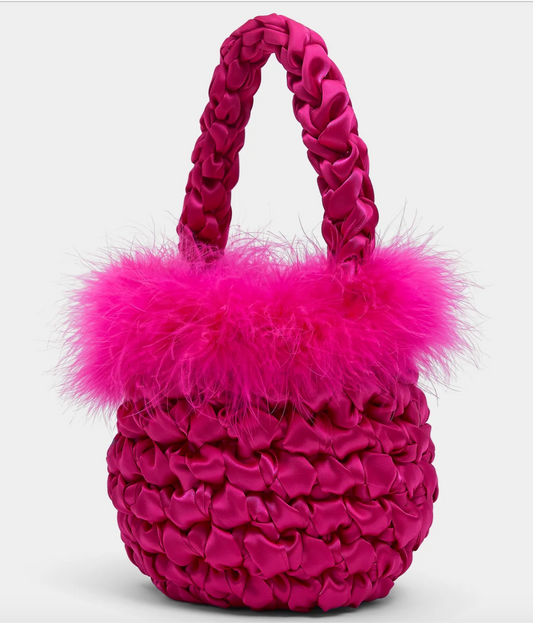Hive - Hot Pink Feather Trim