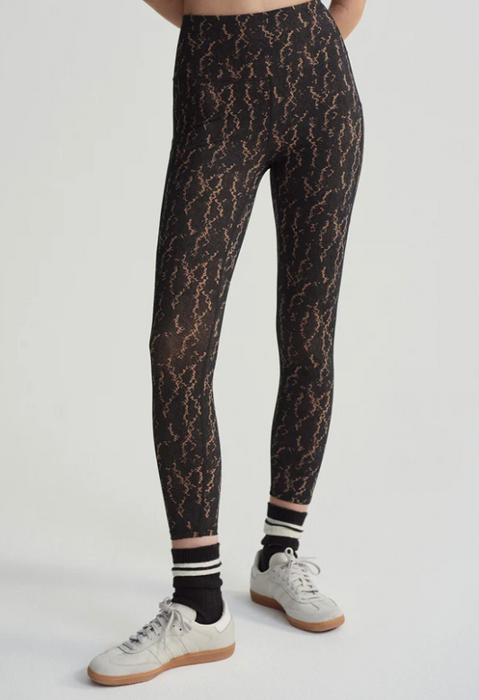 Varley Form High Pocket Legging 25 - Carob Fragment Snake