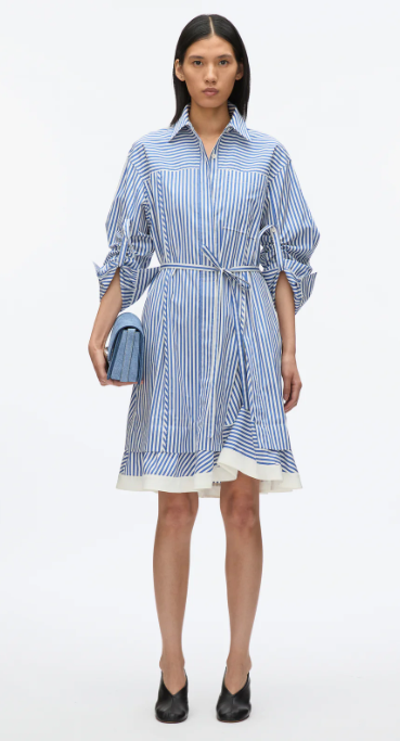 Phillip Lim - Stripe Shirt with Cascade Sleeves