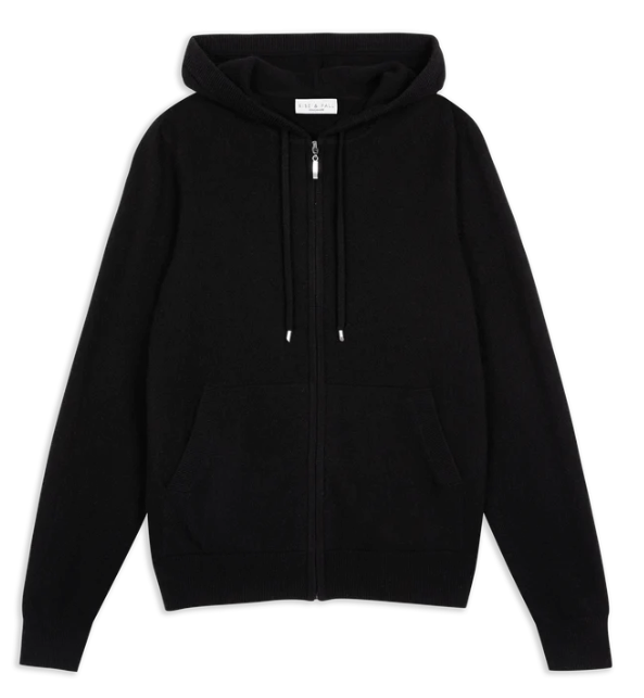Women's Finest Cashmere Full Zip Hoodie