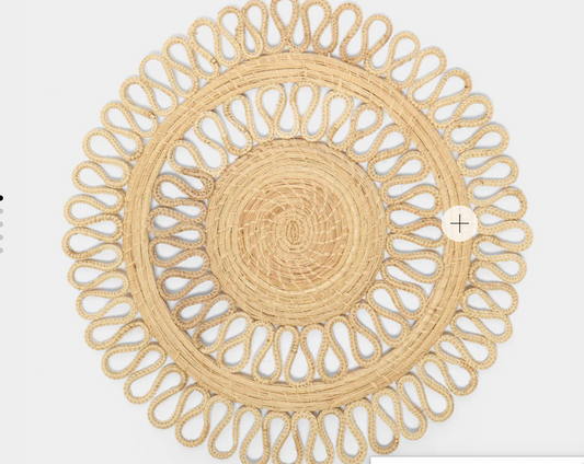 Coro CoraMagnolia Dos Handwoven Iraca Palm Placemats