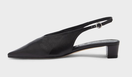 Aeyde - Oti Leather Slingback Pumps