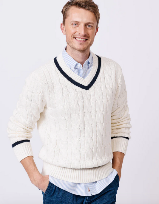 Denton Organic Cotton Cricket Jumper