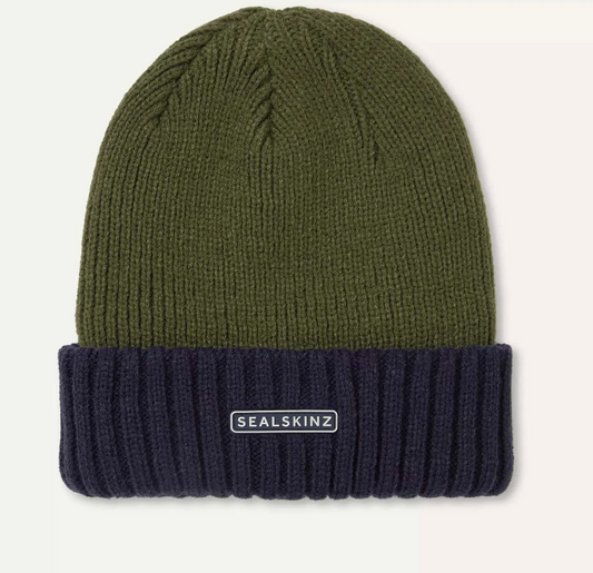 Waterproof Cold Weather Roll Cuff Beanie Hat