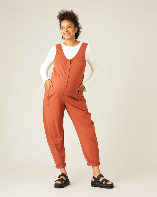 POPPY COTTON JERSEY JUMPSUIT