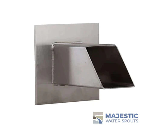 GALLANT 2" SQUARE WATER SPOUT - STAINLESS STEEL
