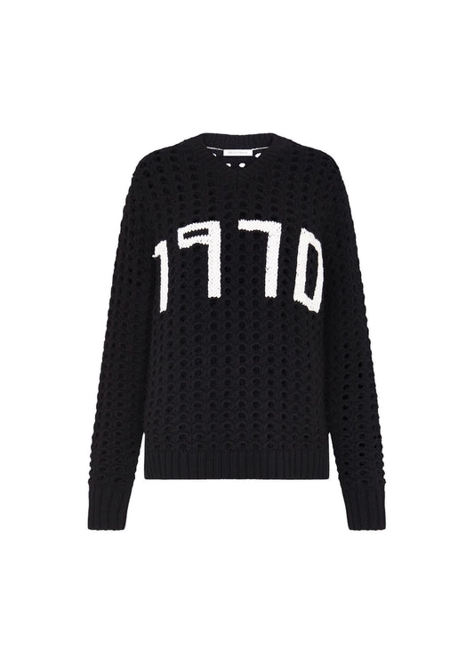 OPEN STITCH OVERSIZED JUMPER