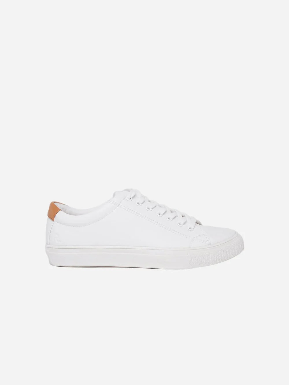 R-Kind Unisex Vegan Leather Trainer | Moon White