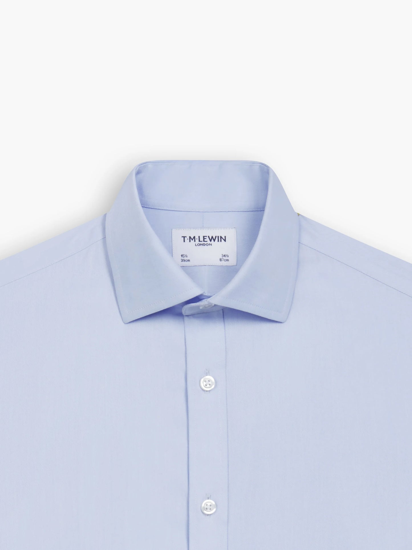 Non-Iron Twill Slim Fit Single Cuff Classic Collar Shirt