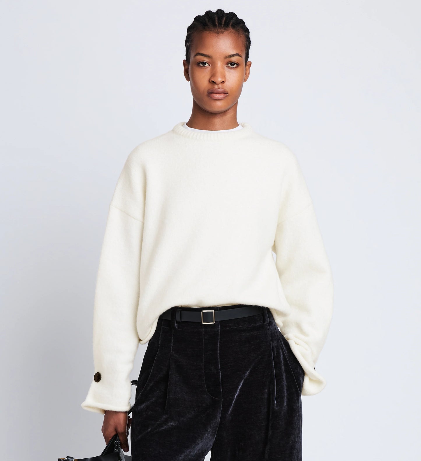 Tara Knit Sweater in Wool Blend