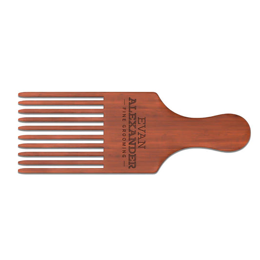 EAG - Wooden Beard Pick (Red Sandalwood)