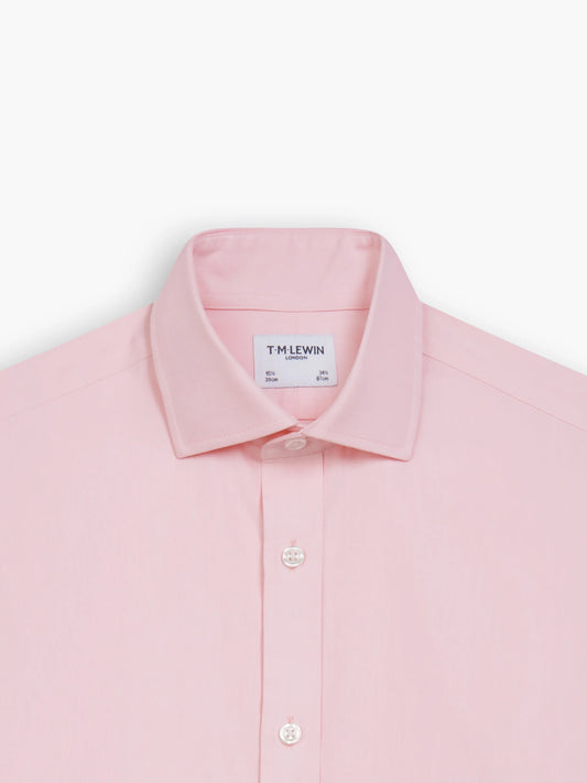 Non-Iron Twill Slim Fit Single Cuff Classic Collar Shirt