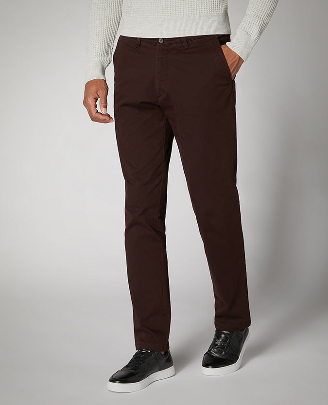 Slim Leg Cotton-Stretch Chino