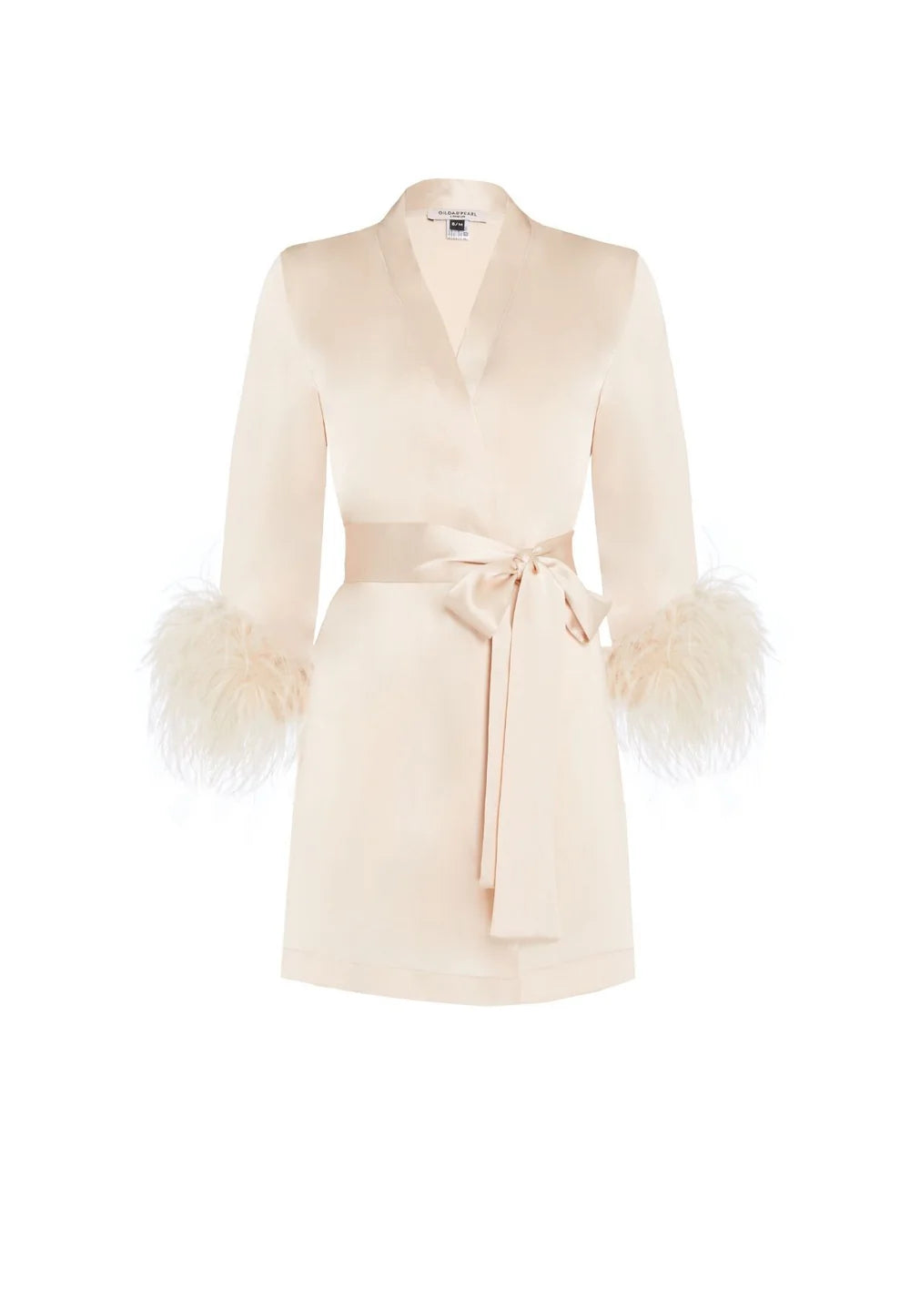 MIA FEATHER TRIM ROBE