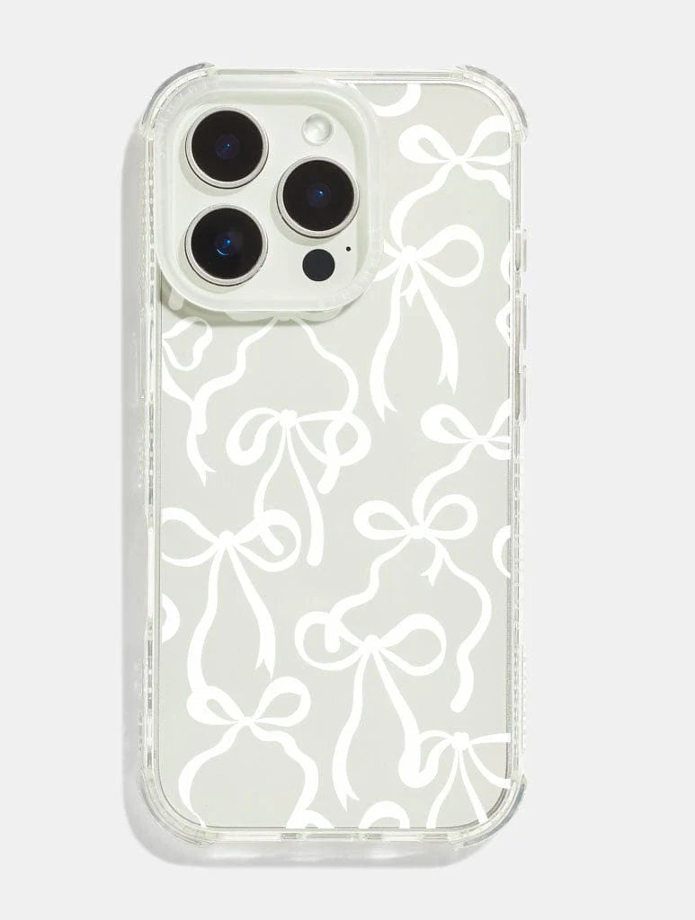 White Bows Iphone Case