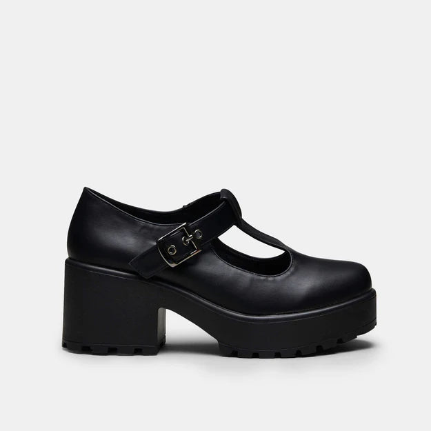 Sai Black Mary Janes 'Faux Leather Edition'