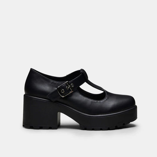 Sai Black Mary Janes 'Faux Leather Edition'